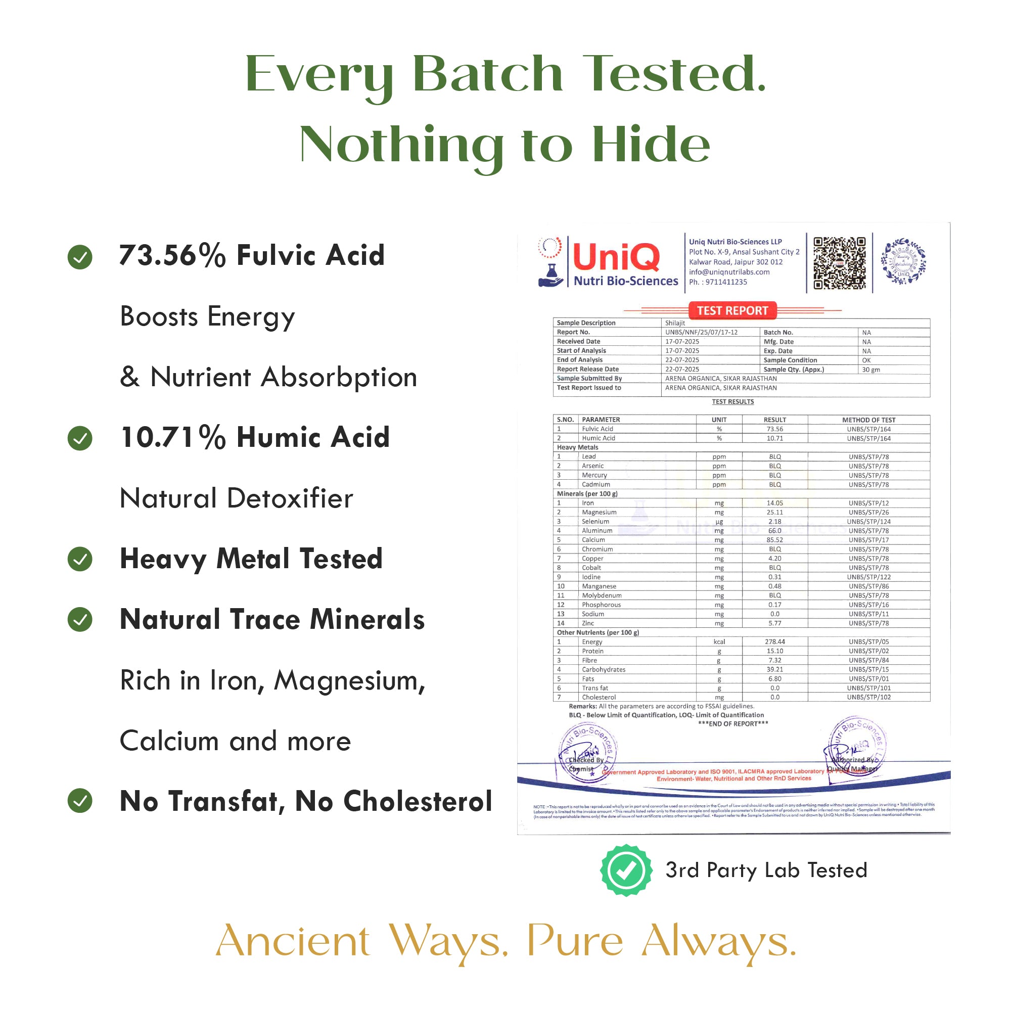 Pure Himalayan Shilajit Resin- 20 gm